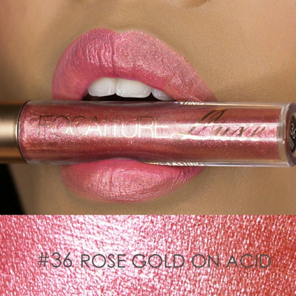 NIB #36 Rose Gold Metallic Lasting Lip Color